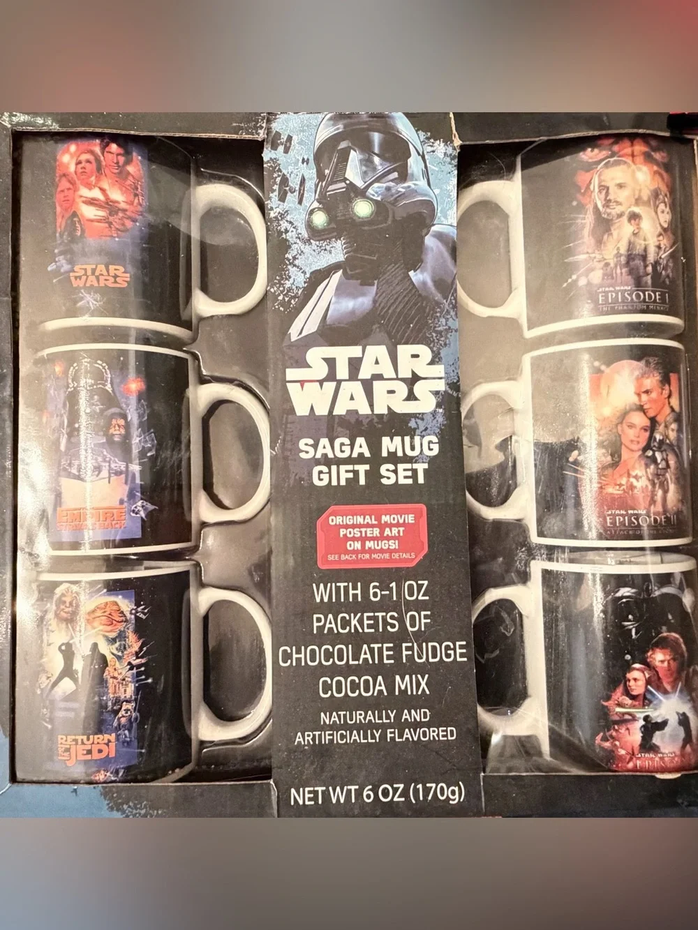 Star Wars Saga Mug Gift Set (NIB)